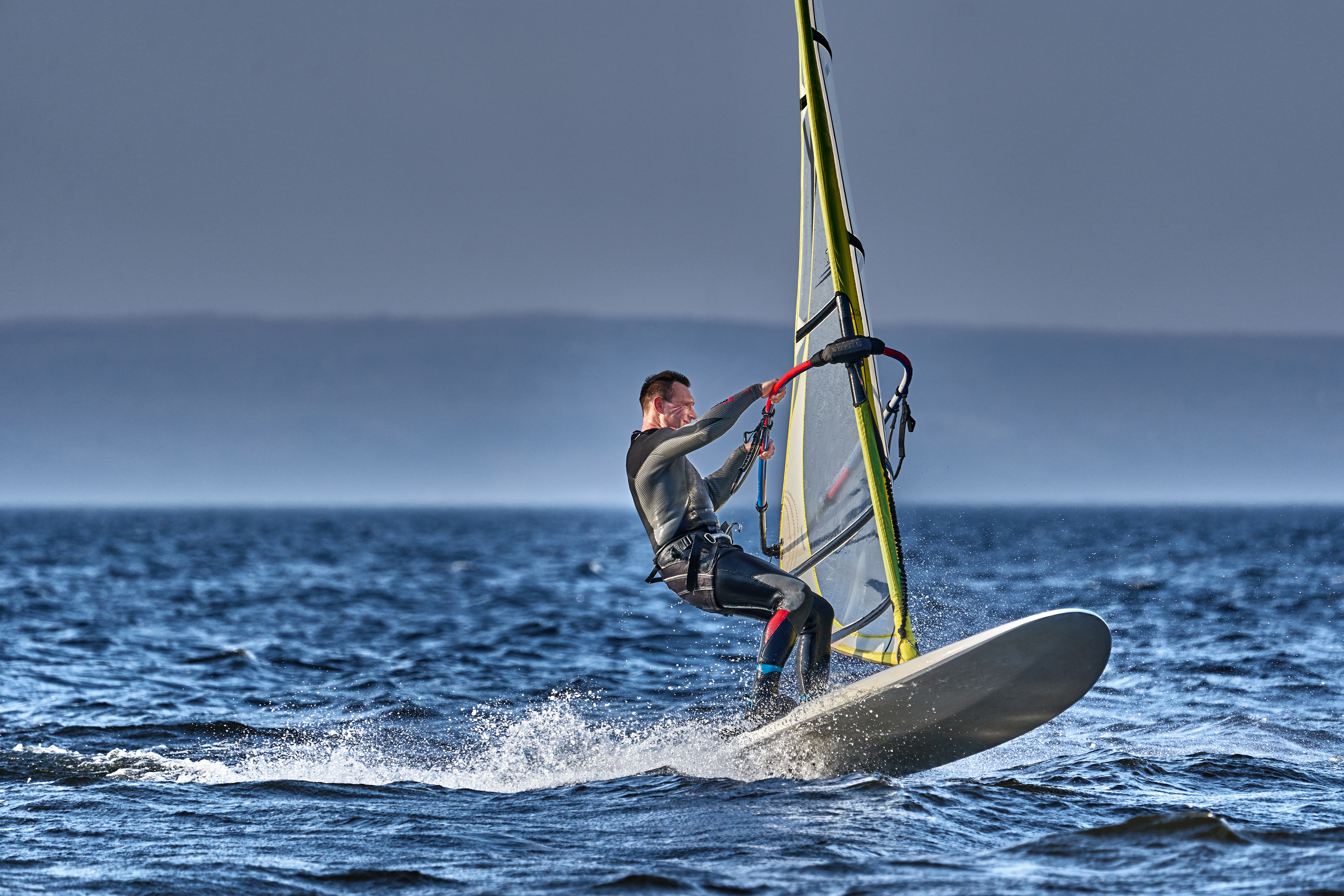 riadenie počas windsurfingu