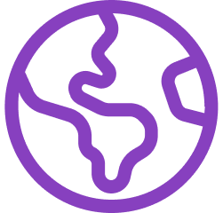 Symbol einer Weltkugel