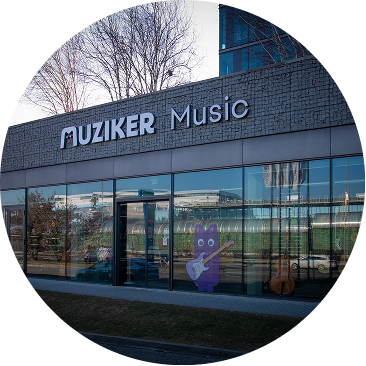 Außenansicht des Muziker-Stores