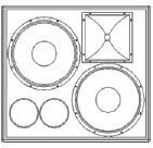 Passieve luidspreker Soundking F2212N-1 - 2