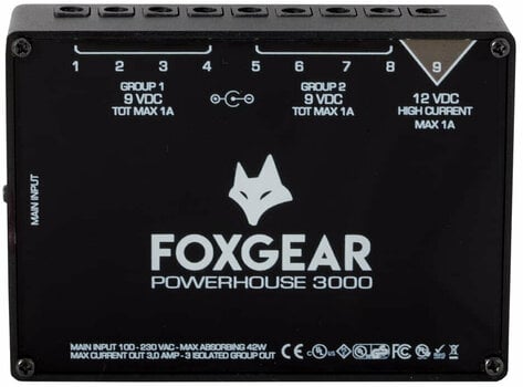 Gitáreffekt tápegység Foxgear Powerhouse 3000 - 2