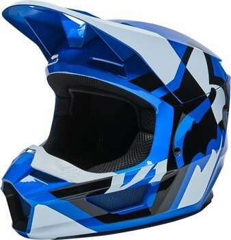 Přilba FOX V1 Lux Helmet Blue L Přilba - 2