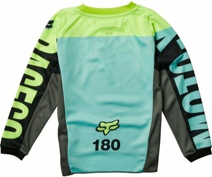 Motocross Jersey FOX Kids 180 Trice Jersey Teal S Motocross Jersey - 2