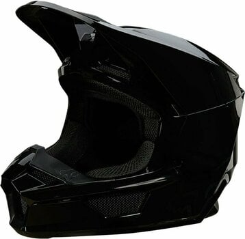 Kask FOX V1 Plaic Helmet Black M Kask - 2