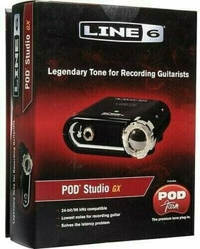 USB audio převodník - zvuková karta Line6 POD Studio GX (Zánovní) - 4