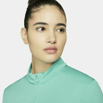 Hoodie/Sweater Nike Dri-Fit Full-Zip Teal/White XS - 3