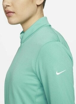 Hoodie/Sweater Nike Dri-Fit Full-Zip Teal/White XS - 4