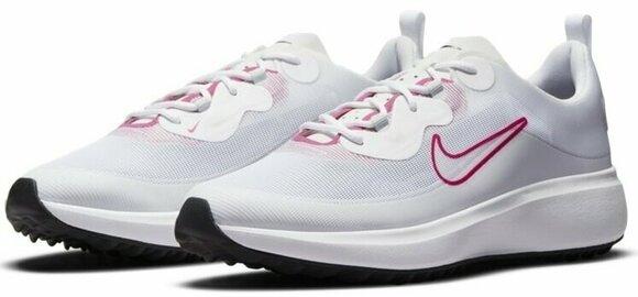 Calçado de golfe para mulher Nike Ace Summerlite White/Pink/Dust Black 35,5 - 6