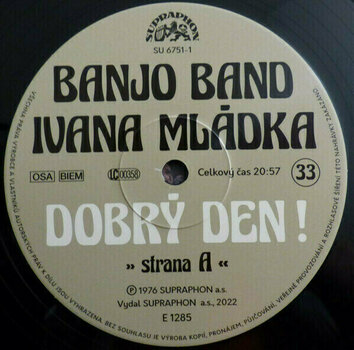 Vinyl Record Banjo Band Ivana Mládka - Dobrý den! (LP) - 2
