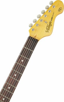Elektriska gitarrer Vintage V6MRLB Distressed Laguna Blue - 4