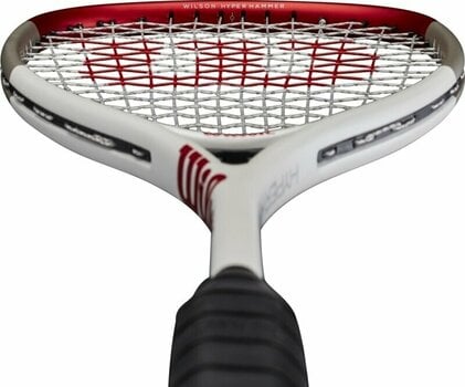 Squash ütő Wilson Hyper Hammer Pro White/Silver/Red Squash ütő - 4