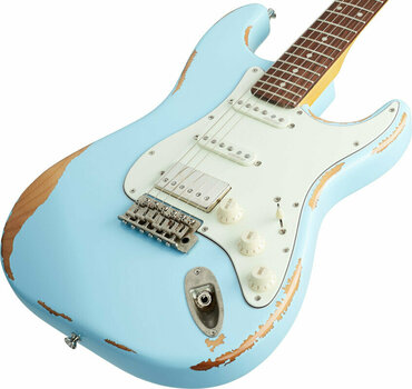 E-Gitarre Vintage V6HMRLB Laguna Blue - 3
