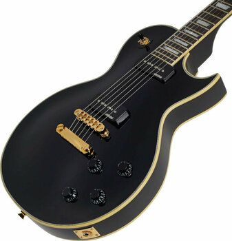 Electric guitar Vintage V100PBB Gloss Black - 3