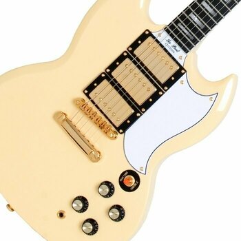 Електрическа китара Epiphone G 400 Custom Antique Ivory - 3