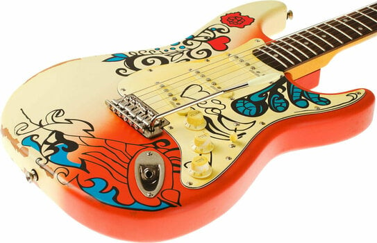 Elektrische gitaar Vintage V6MRHDX Distressed Summer of Love - 3