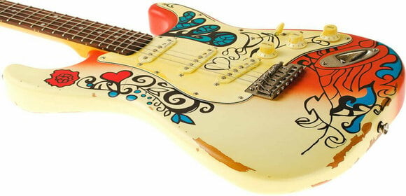 Elektrische gitaar Vintage V6MRHDX Distressed Summer of Love - 4