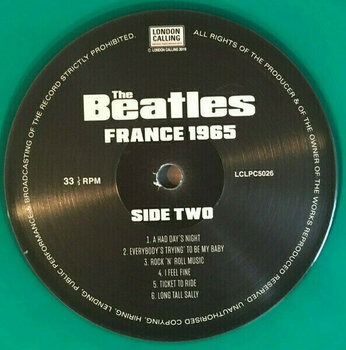 Disque vinyle The Beatles - France Paris Palais Des Sports 6 (Green Coloured) (LP) - 3