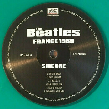 Disque vinyle The Beatles - France Paris Palais Des Sports 6 (Green Coloured) (LP) - 2