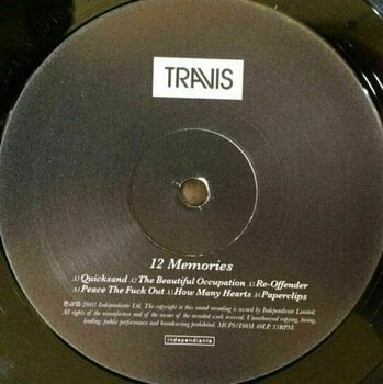 Vinyl Record Travis - 12 Memories (LP) - 2