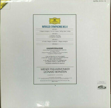 LP deska Gustav Mahler - Symphony No 6 (Bernstein) (Box Set) - 4