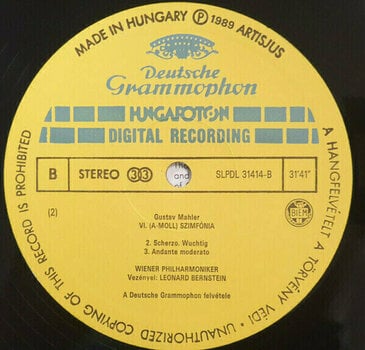 Vinyl Record Gustav Mahler - Symphony No 6 (Bernstein) (Box Set) - 2
