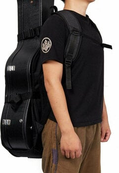 Gigbag for Acoustic Guitar MUSIC AREA Hard Backpack Gigbag for Acoustic Guitar Black - 11