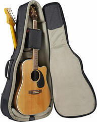 Borsa Chitarra Acustica MUSIC AREA TANG30 Double Acoustic + Electric Guitar Borsa Chitarra Acustica Black - 5