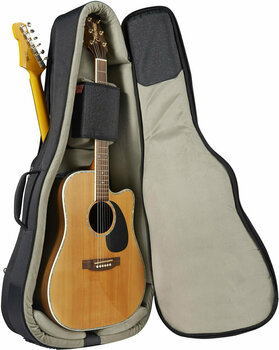 Gigbag for Acoustic Guitar MUSIC AREA TANG30 Double Acoustic + Electric Guitar Gigbag for Acoustic Guitar Black - 6
