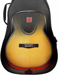 Borsa Chitarra Acustica MUSIC AREA TANG30 Double Acoustic + Electric Guitar Borsa Chitarra Acustica Black - 7