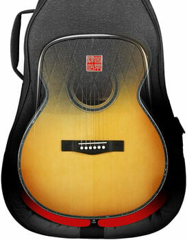 Gigbag for Acoustic Guitar MUSIC AREA TANG30 Double Acoustic + Electric Guitar Gigbag for Acoustic Guitar Black - 8