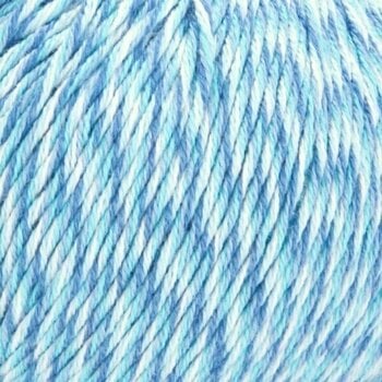 Strickgarn Yarn Art Baby Cotton Multicolor 5201 Blue White - 2