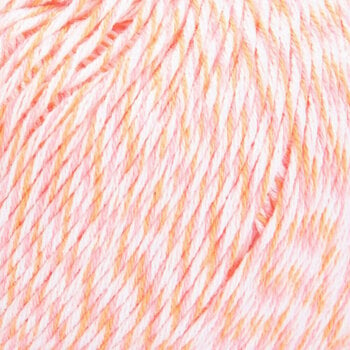 Knitting Yarn Yarn Art Baby Cotton Multicolor Knitting Yarn 5205 Orange Pink - 2