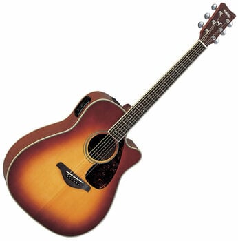 electro-acoustic guitar Yamaha FGX 720 SC NT - 3
