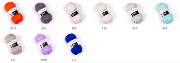 Pređa za pletenje Yarn Art Baby 174 Neon Pink - 5