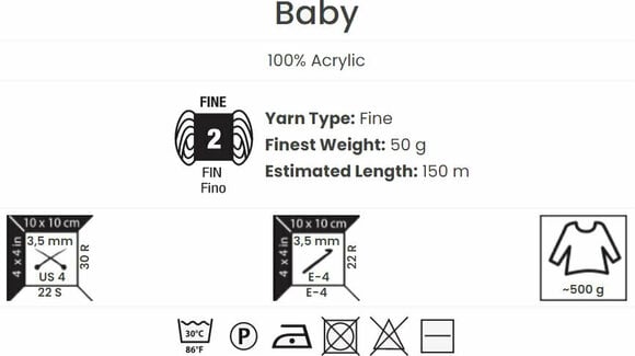 Плетива прежда Yarn Art Baby 857 Sand Beige Плетива прежда - 6