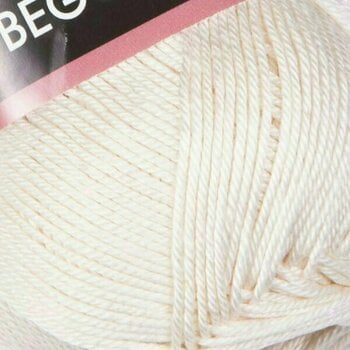 Fios para tricotar Yarn Art Begonia 6194 Cream - 2