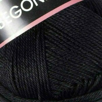 Плетива прежда Yarn Art Begonia 999 Black Плетива прежда - 2