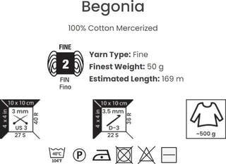 Knitting Yarn Yarn Art Begonia 999 Black Knitting Yarn - 4