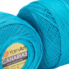 Háčkovací příze Yarn Art Canarias 008 Turquoise Háčkovací příze - 1