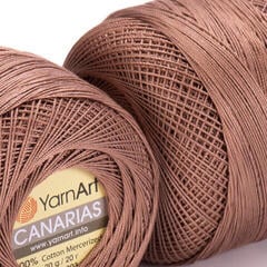 Háčkovací příze Yarn Art Canarias 0015 Milky Brown Háčkovací příze - 1