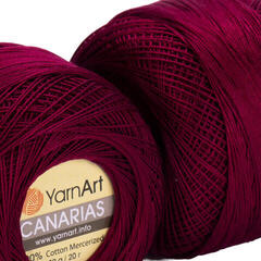 Háčkovacia priadza Yarn Art Canarias 0112 Claret Háčkovacia priadza - 1