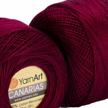 Плетене на една кука прежда Yarn Art Canarias 0112 Claret - 2