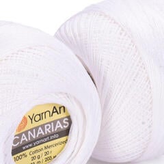Háčkovacia priadza Yarn Art Canarias 1000 Optic White Háčkovacia priadza - 1