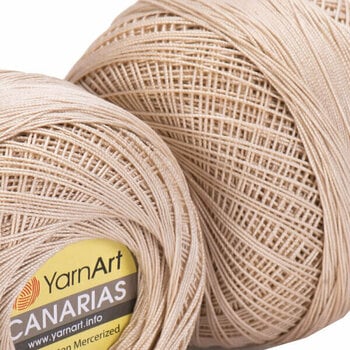 Virkat garn Yarn Art Canarias 4660 Beige - 2