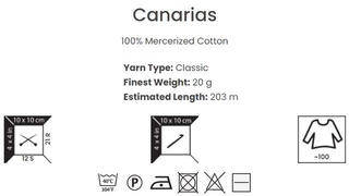 Háčkovací příze Yarn Art Canarias 4660 Beige Háčkovací příze - 3