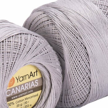 Fil de crochet Yarn Art Canarias 4920 Grey - 2