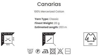 Háčkovací příze Yarn Art Canarias 4920 Grey Háčkovací příze - 3