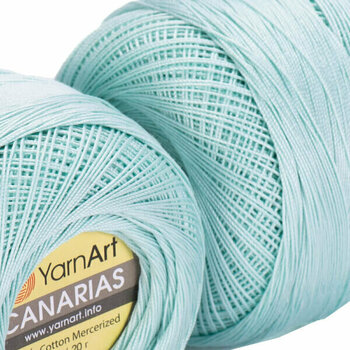 Virkat garn Yarn Art Canarias Virkat garn 4939 Aquamarine - 2