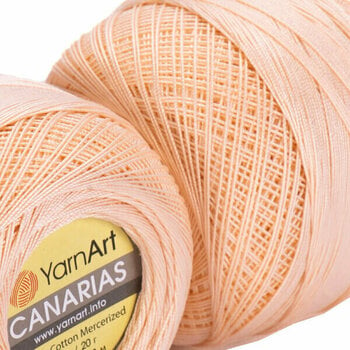 Virkat garn Yarn Art Canarias 5303 Pinkish Orange - 2