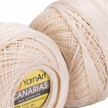 Horgolt fonal Yarn Art Canarias 6194 Cream - 2